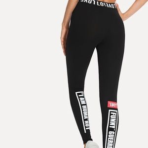 Graphic Print Leggings